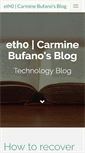 Mobile Screenshot of carminebufano.com